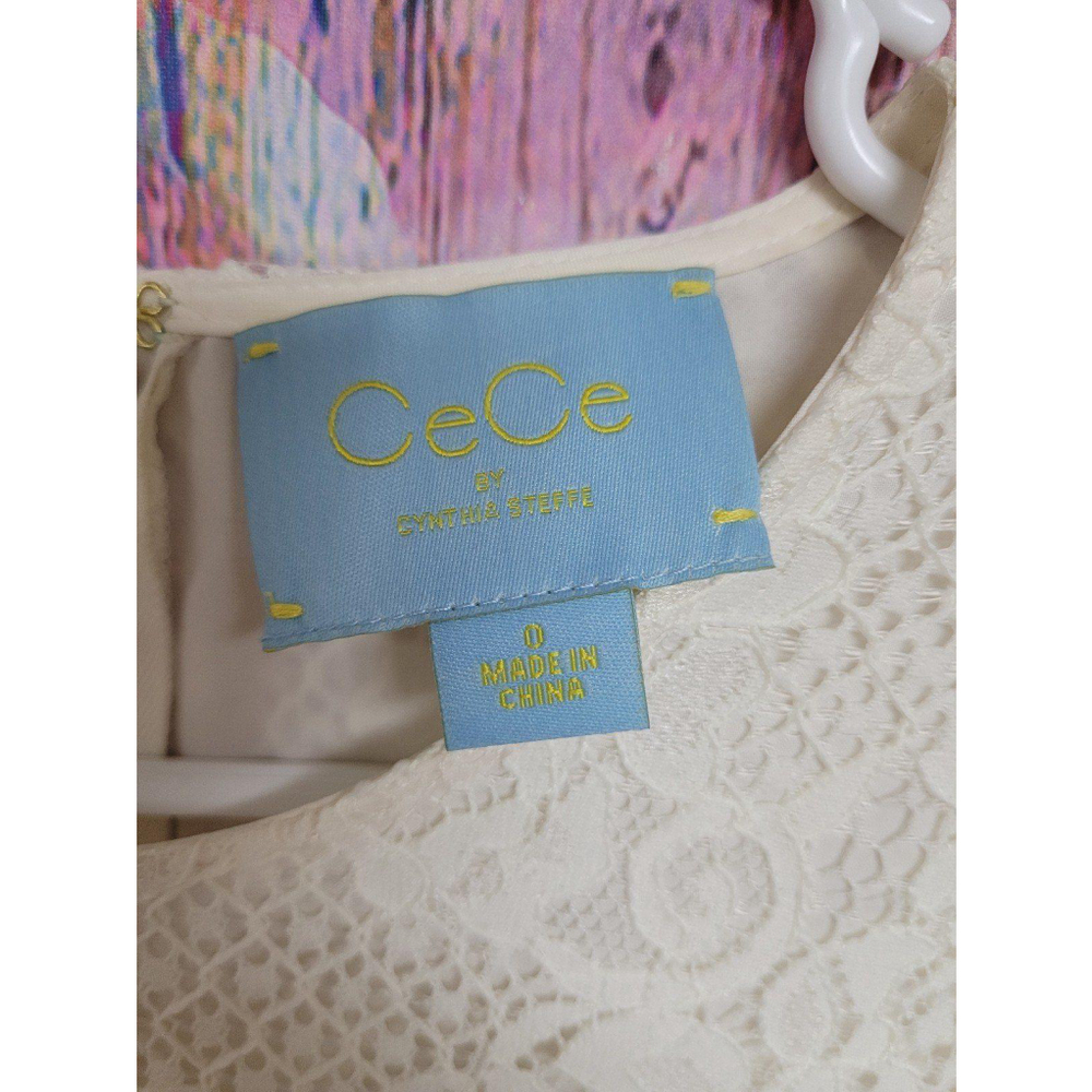 CeCe‎ by Cynthia Steffe White lace dress - Picture 3 of 6